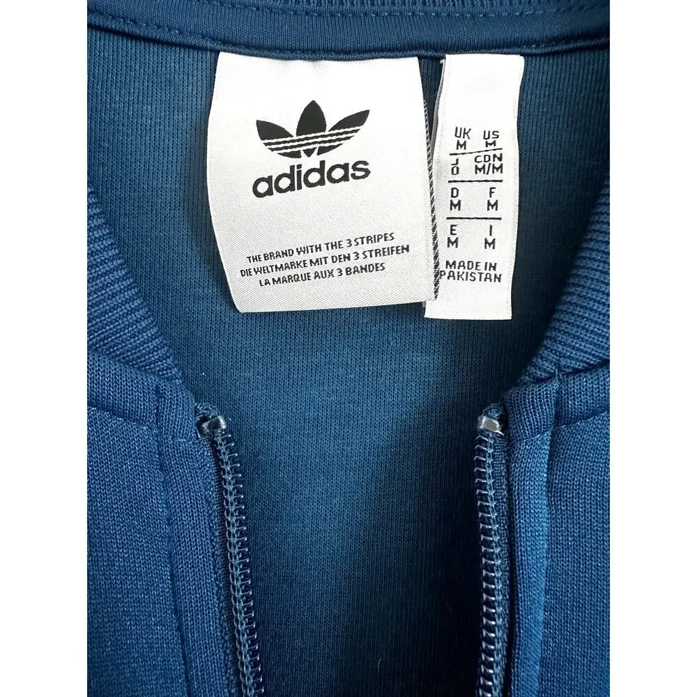 Adidas Originals SST Track Jacket Marine Blue White Stripe Men's Size M